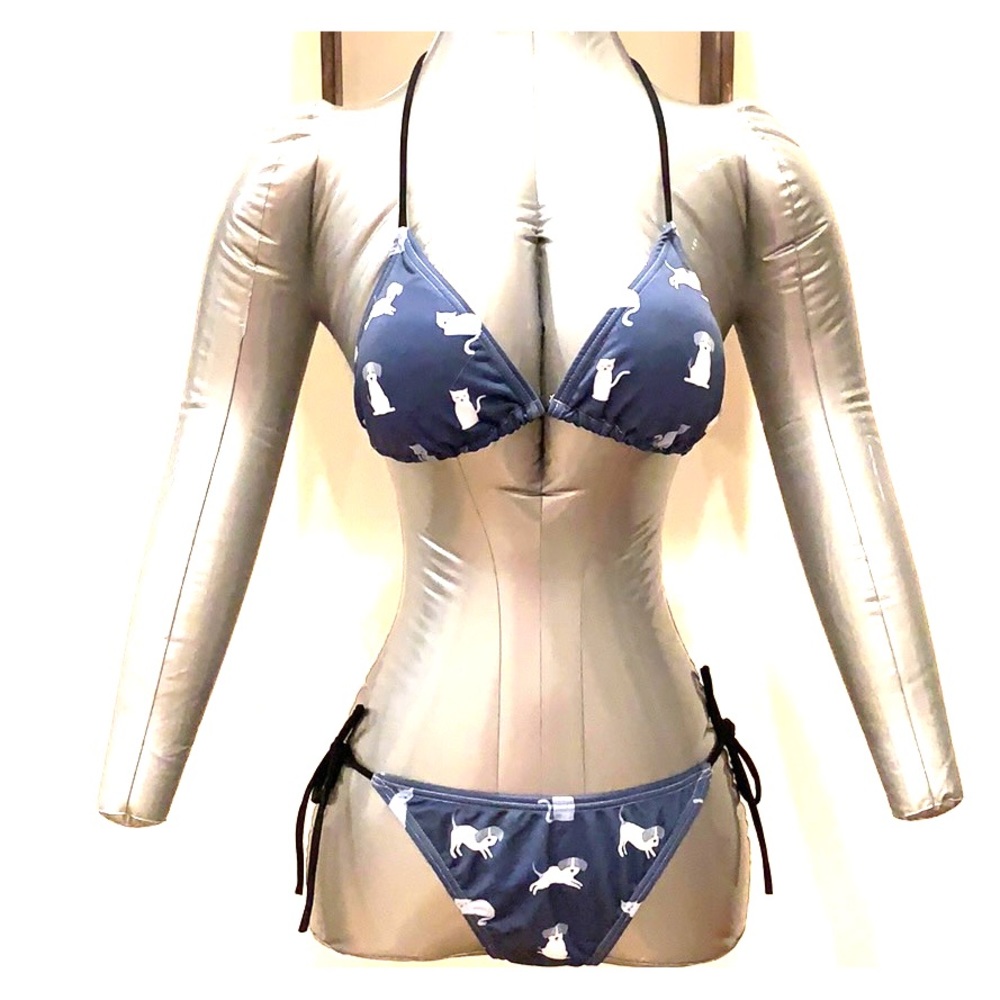 Cute BRAND NEW string bikini! Puppy/kitten print